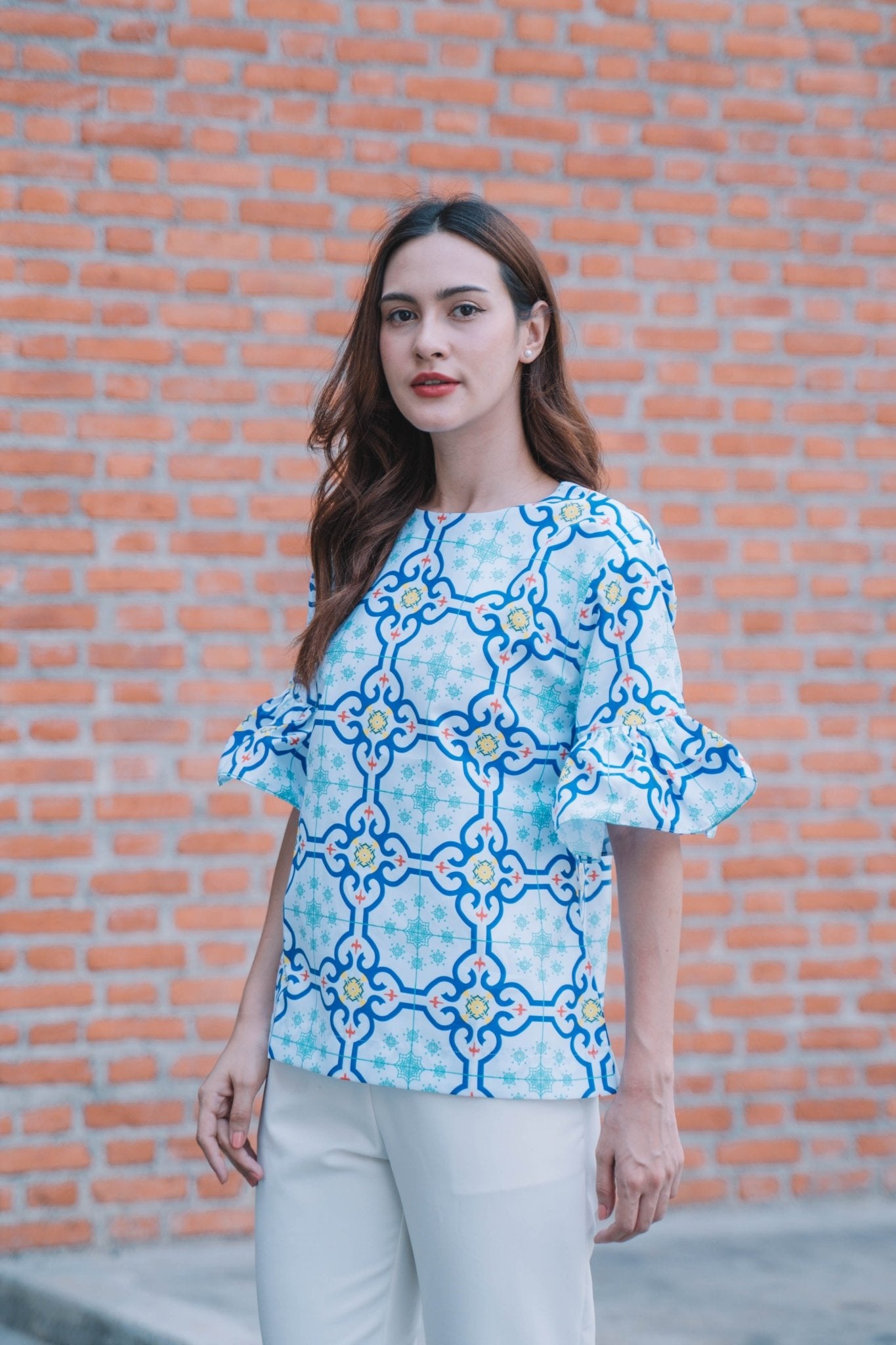 Turkish Tile Blouse - THE MUSEUM