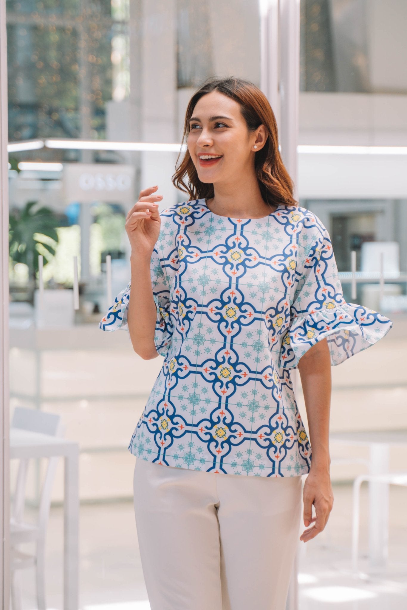 Turkish Tile Blouse - THE MUSEUM