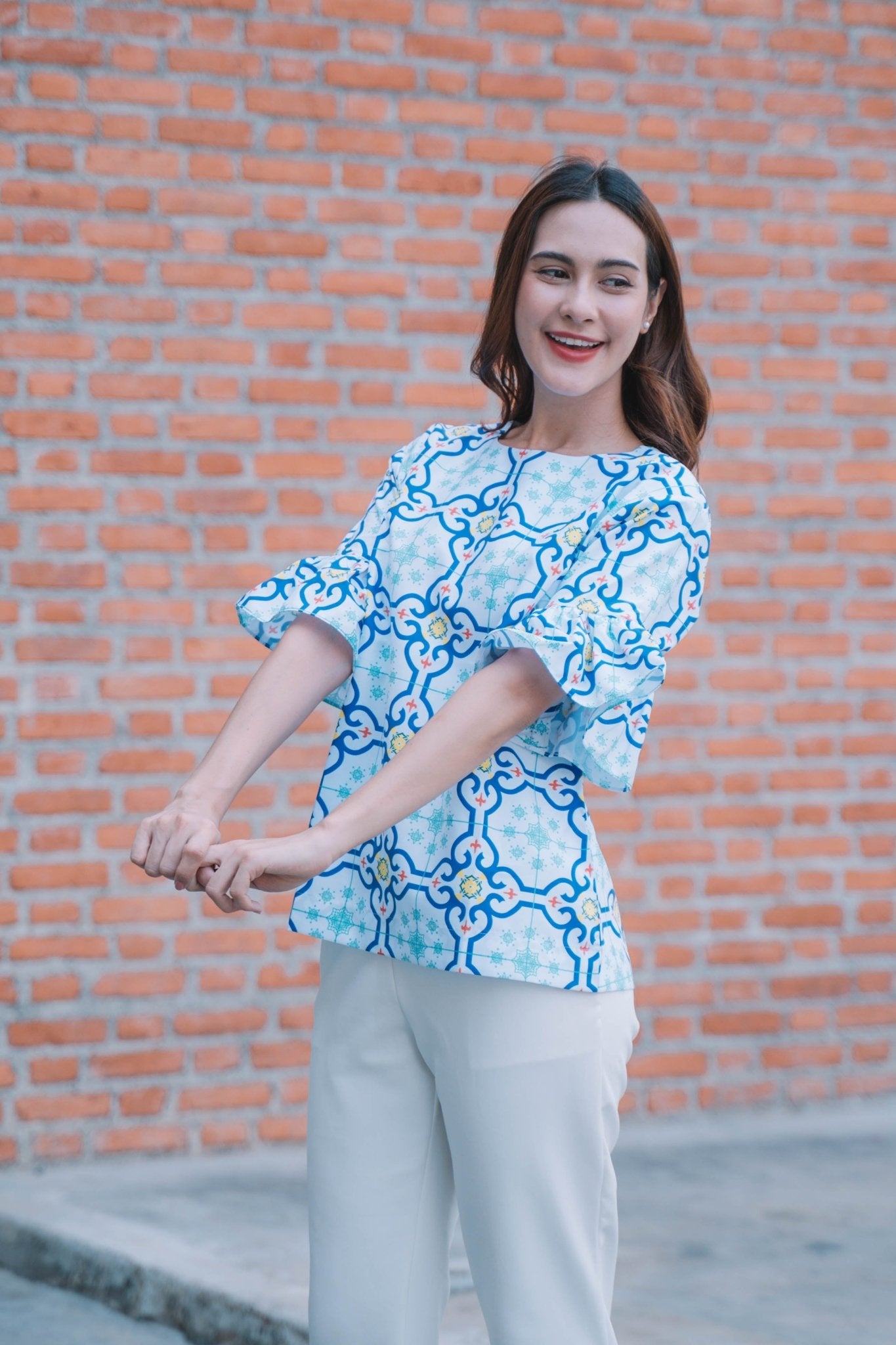 Turkish Tile Blouse - THE MUSEUM