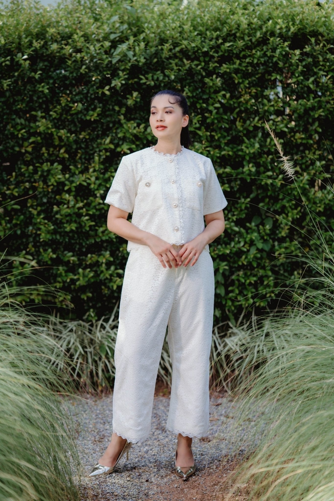 Tutto Classico White Pants - THE MUSEUM