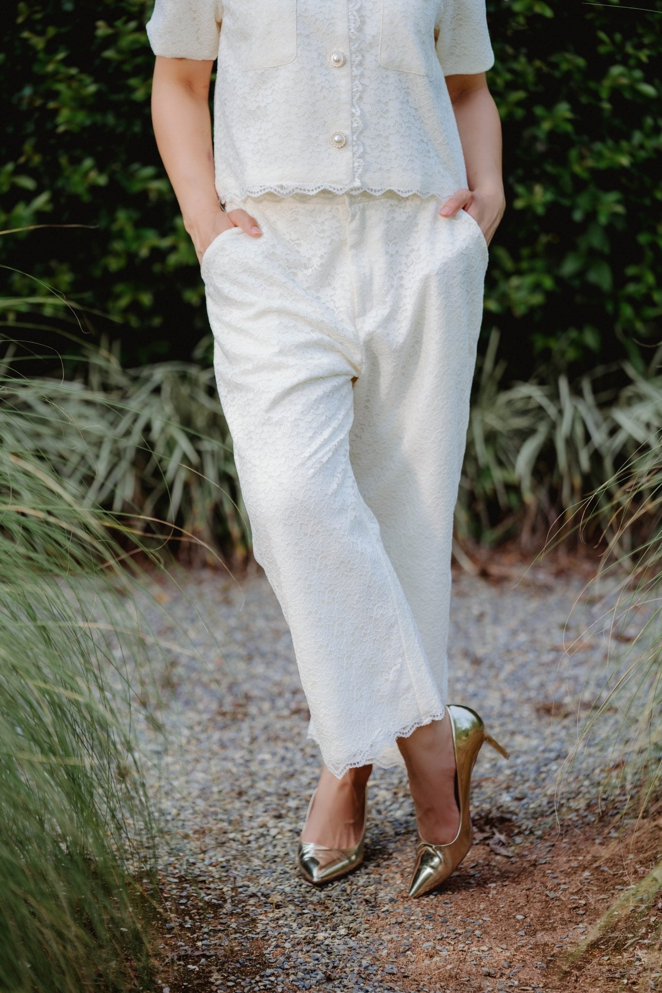 Tutto Classico White Pants - THE MUSEUM