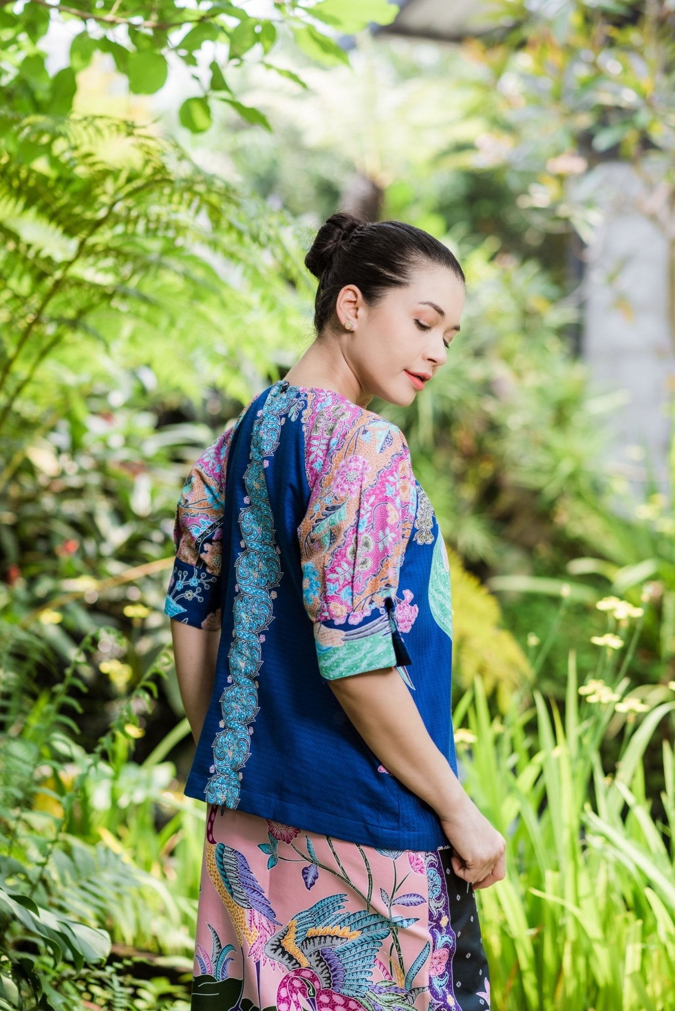 Twisted Luxury Batik Blouse - SOUTH FABRIC