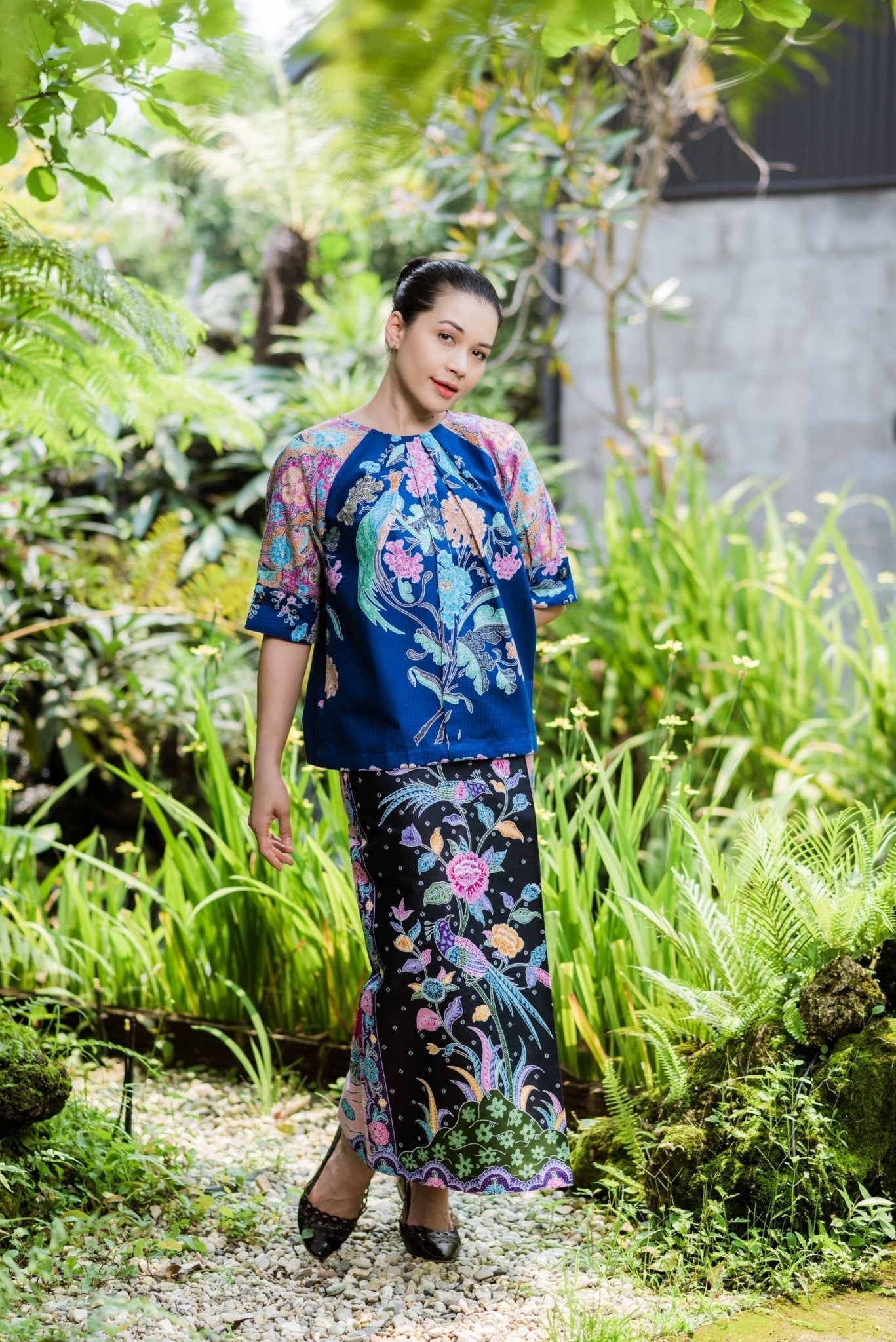 Twisted Luxury Batik Blouse - SOUTH FABRIC