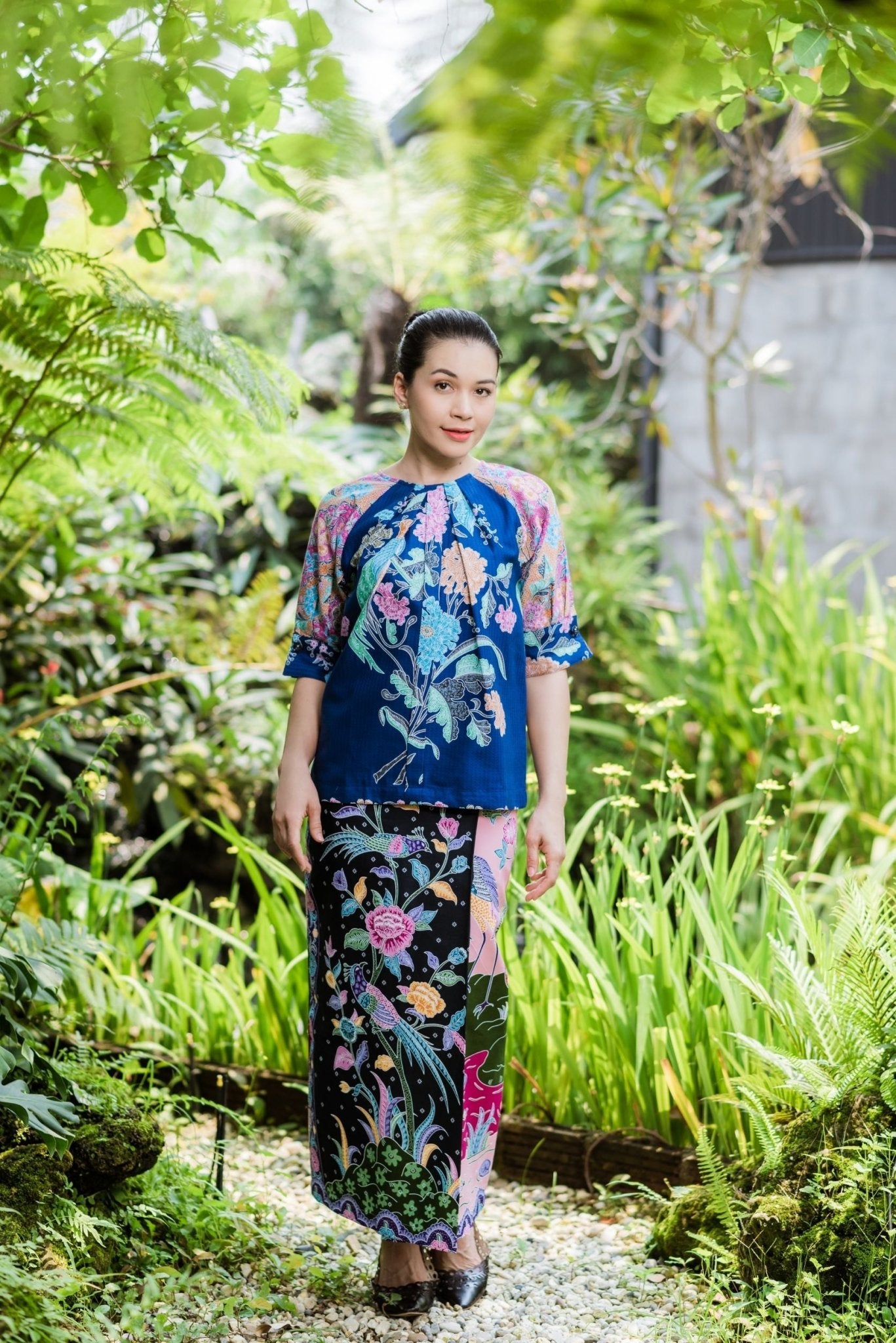 Twisted Luxury Batik Blouse - SOUTH FABRIC