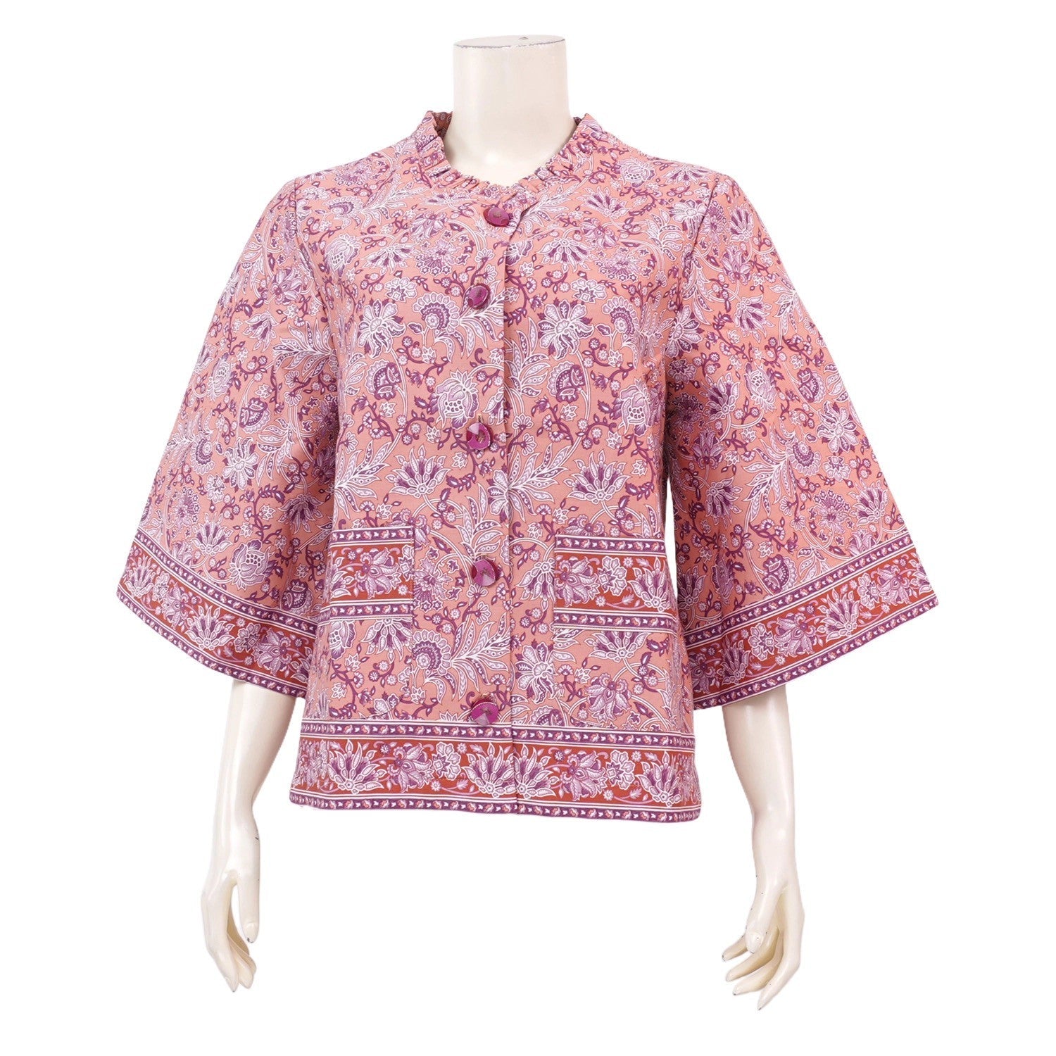 Vintage Terra - Cotta Blouse - SOUTH FABRIC