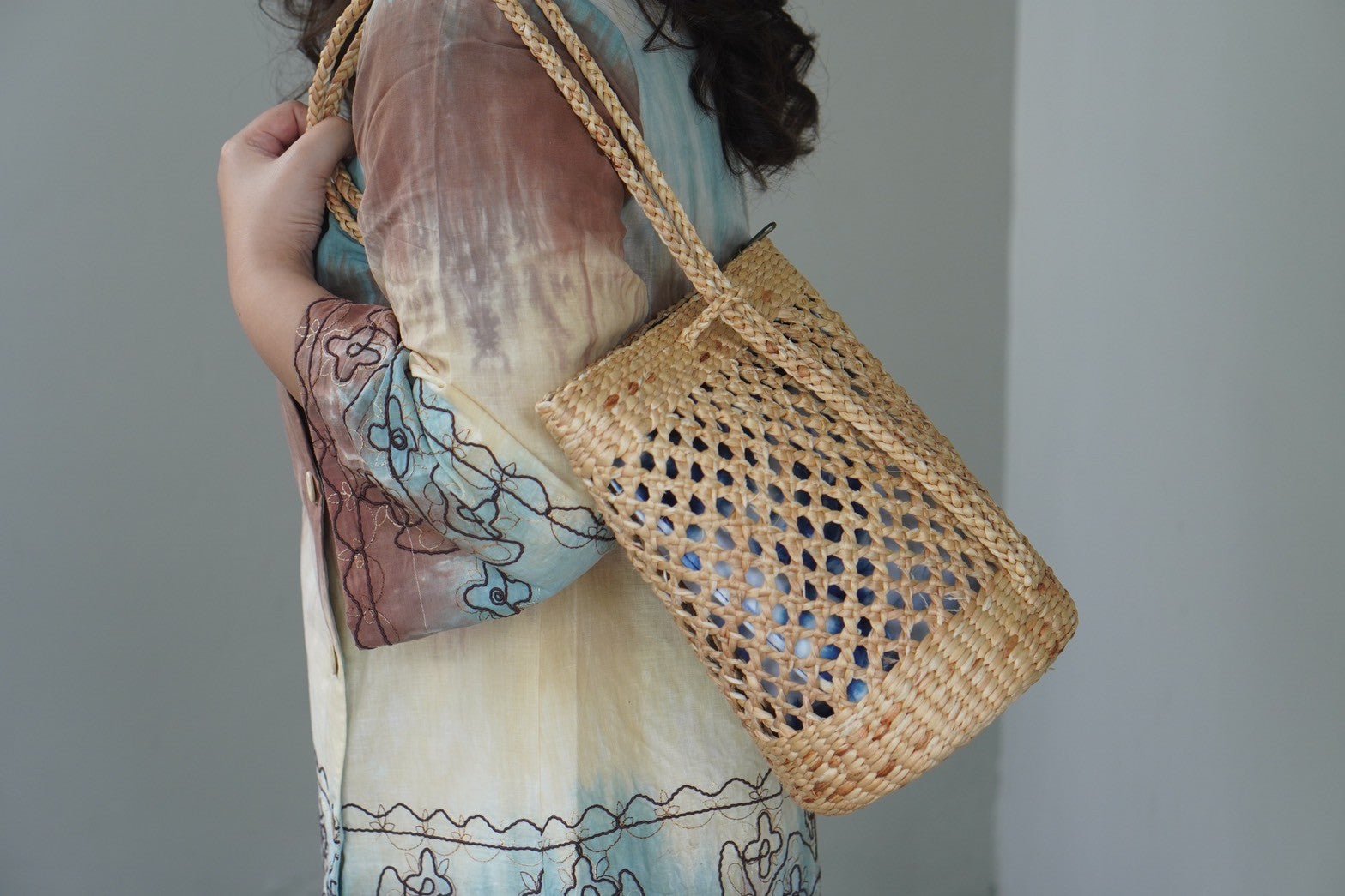 Water Hyacinth Beach Bag - KAMONMANEE
