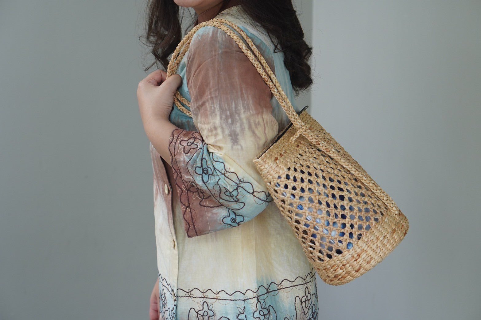 Water Hyacinth Beach Bag - KAMONMANEE