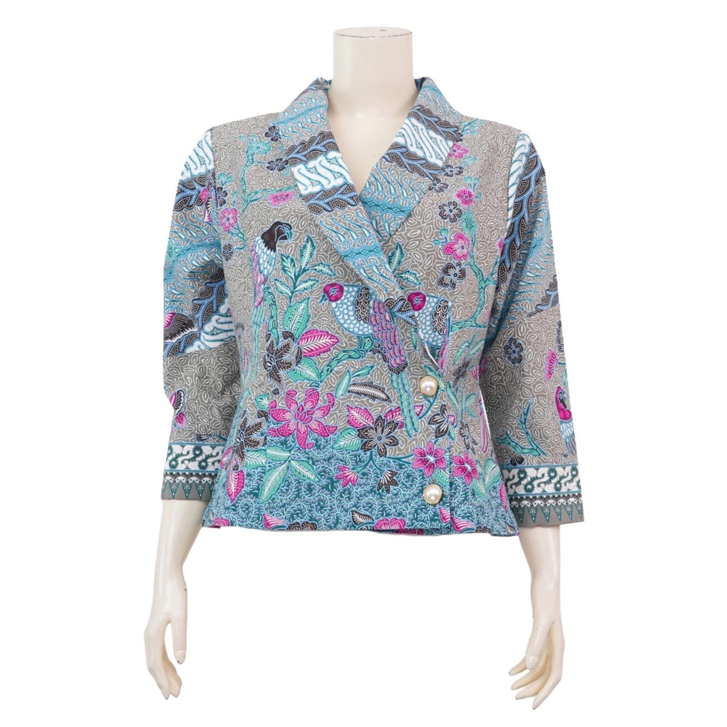 Wild Parrot Batik Blouse - SOUTH FABRIC