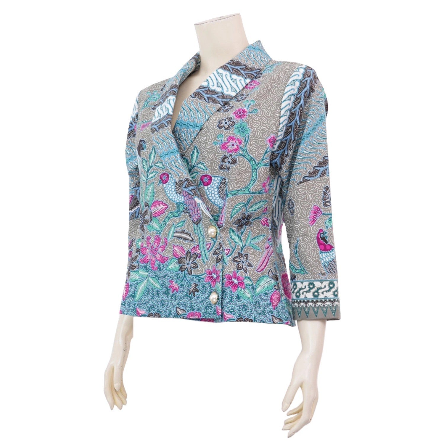 Wild Parrot Batik Blouse - SOUTH FABRIC