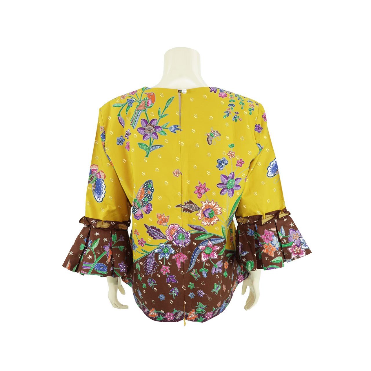 Yellow Butterfly Blouse - SOUTH FABRIC