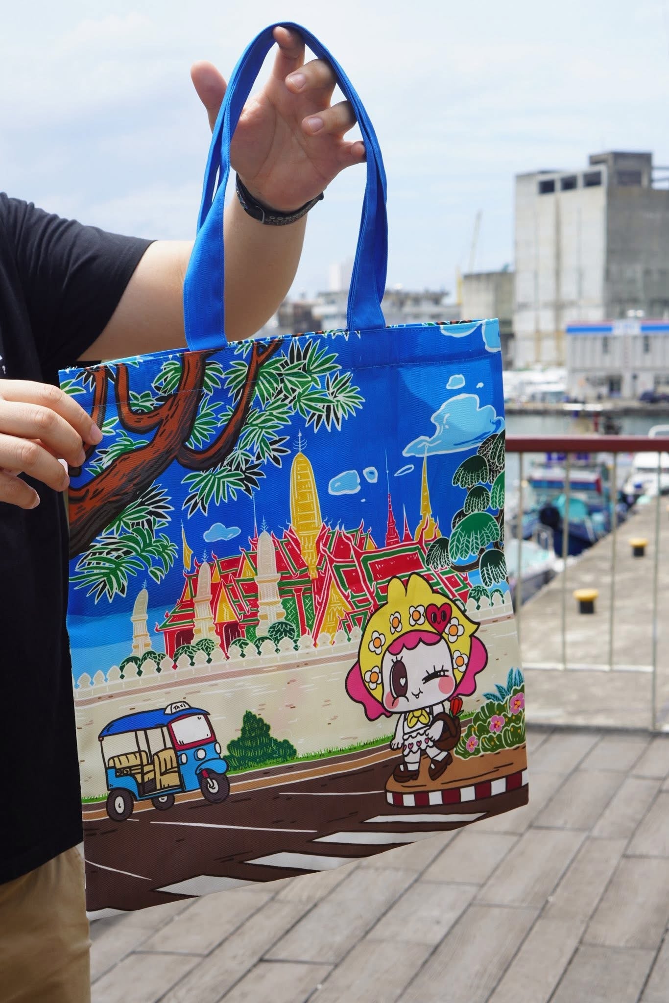 YimxBALC Canvas Shopping Tote - BALC